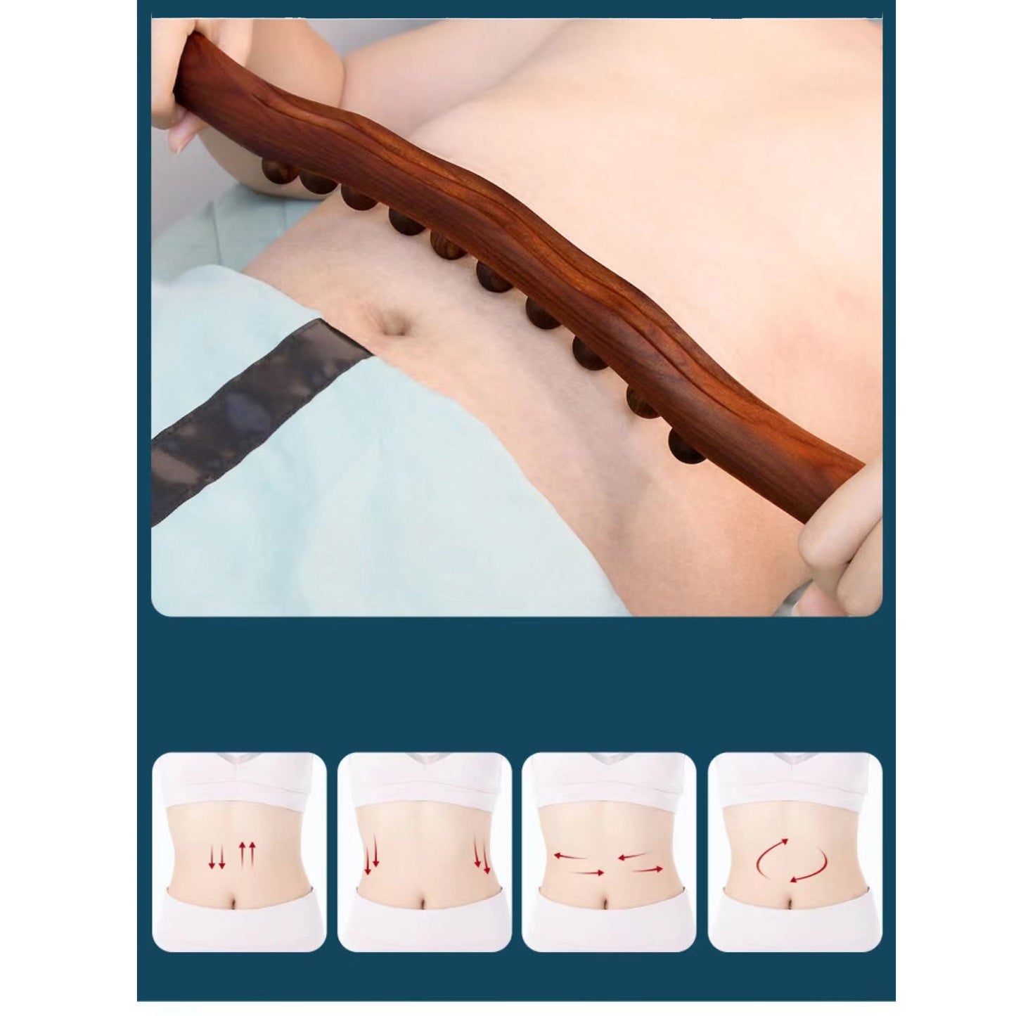 Home Use Whole Body Gua Sha Meridian Dredging Stick Massager