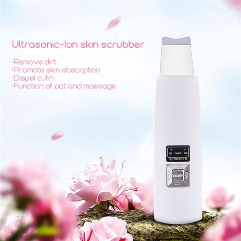 Ultrasonic Facial Skin Scrubber